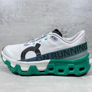 On Cloud Cloudmonster Hyper Running Shoes - Women's Size 9 - White Green